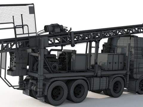 Hombre Sandvik Taladro Modelo 3D