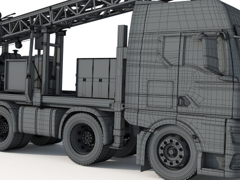 Man Sandvik Drill Modelo 3D