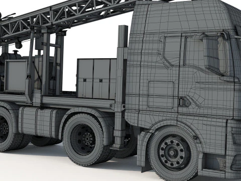 Hombre Sandvik Taladro Modelo 3D