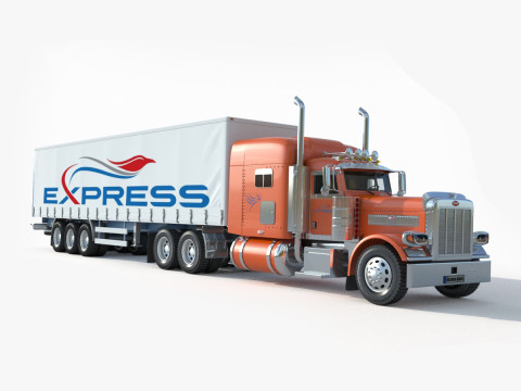 Peterbilt 389 Tractor Truck Model 3D