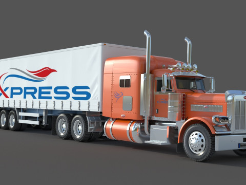 Peterbilt 389 Tractor Truck 3D-Modell