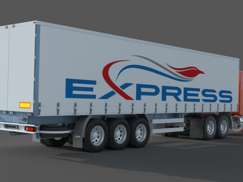 Peterbilt 389 Tractor Truck 3D-Modell