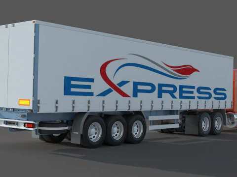 Peterbilt 389 Tractor Truck 3D Model