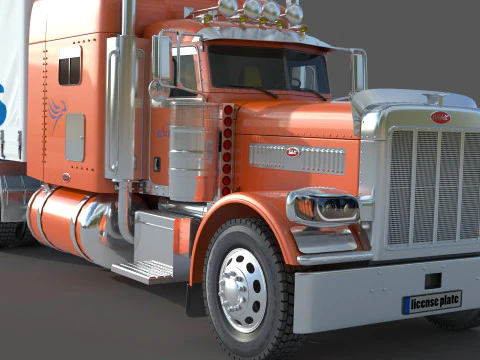 Peterbilt 389 Tractor Truck 3D Model