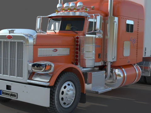 Peterbilt 389 Tractor Truck 3D Model