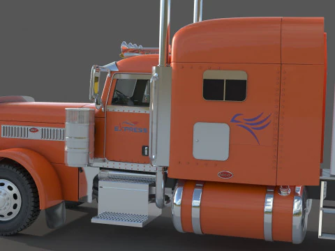 Peterbilt 389 Tractor Truck 3D Model