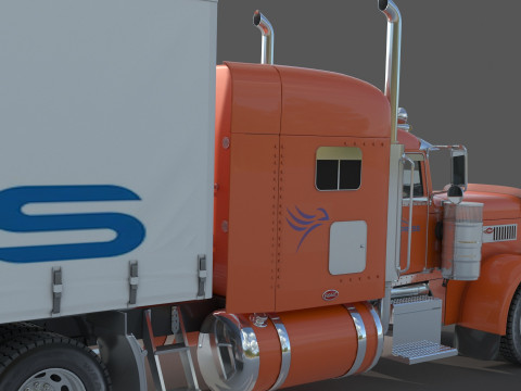 Peterbilt 389 Tractor Truck 3D-Modell