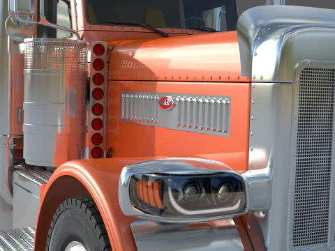 Peterbilt 389 Tractor Truck 3D Model