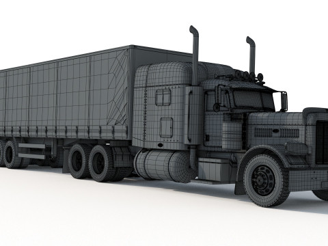 Peterbilt 389 Tractor Truck 3D-Modell
