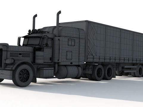 Peterbilt 389 Tractor Truck 3D Model
