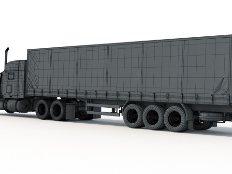 Peterbilt 389 Tractor Truck 3D-Modell