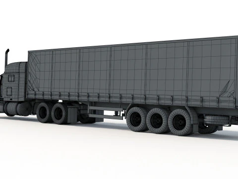 Peterbilt 389 Tractor Truck 3D Model