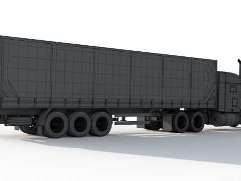 Peterbilt 389 Tractor Truck 3D-Modell