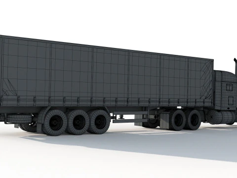 Peterbilt 389 Tractor Truck 3D Model