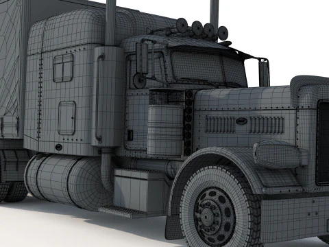 Peterbilt 389 Tractor Truck 3D Model