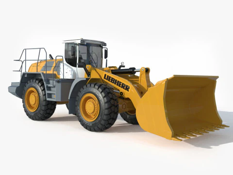 Carregadeira de rodas Liebherr L 580 Modelo 3D