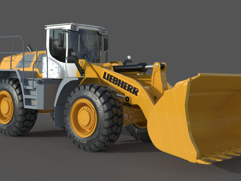 Liebherr L 580 Wheel Loader 3D Модель