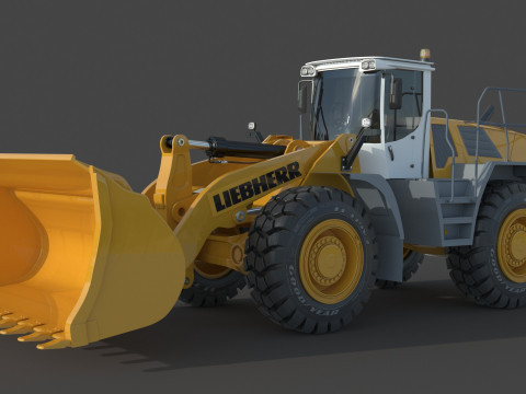Liebherr L 580 Wheel Loader 3D Модель