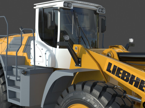 Liebherr L 580 Wheel Loader 3D Модель