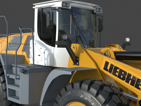 Liebherr L 580 Wheel Loader 3D Model