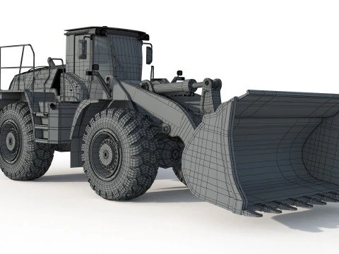 Liebherr L 580 Wheel Loader 3D Model