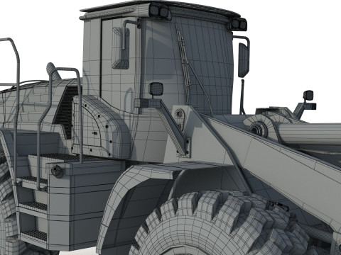 Liebherr L 580 Wheel Loader 3D Модель