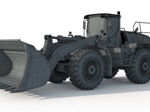Liebherr L 580 Wheel Loader 3D Model