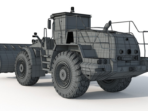 Liebherr L 580 Wheel Loader 3D Модель