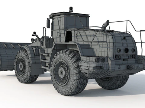 Liebherr L 580 Wheel Loader 3D Model