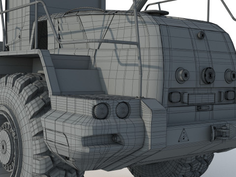 Liebherr L 580 Wheel Loader 3D Модель