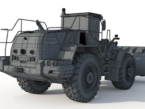 Liebherr L 580 Wheel Loader 3D Модель