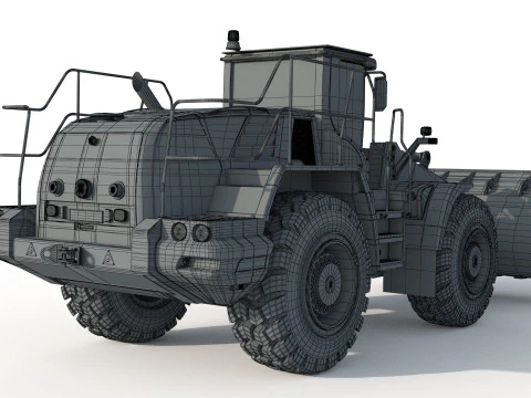 Liebherr L 580 Wheel Loader 3D Model