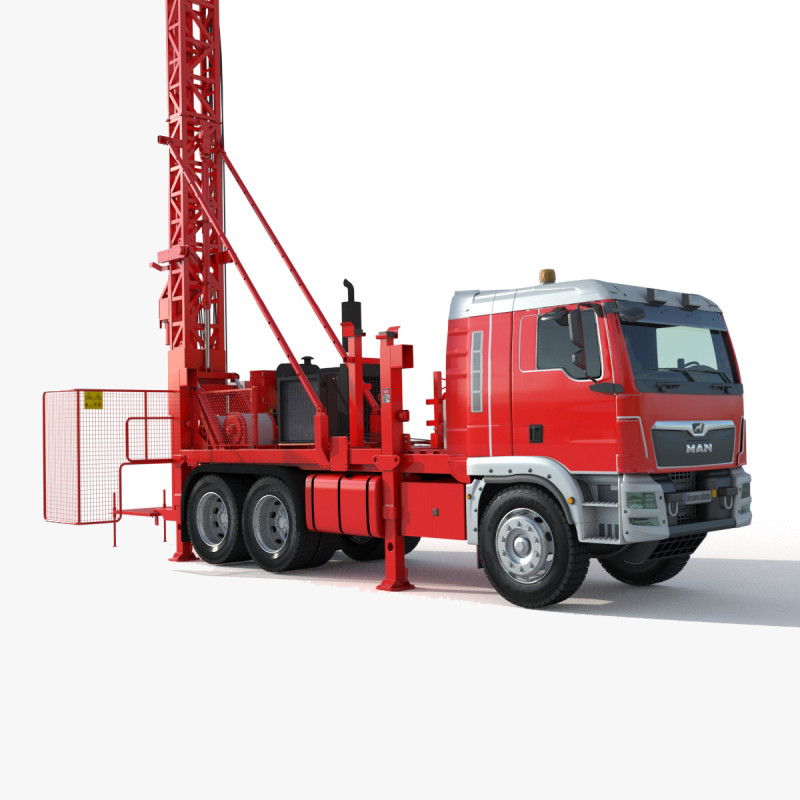 Man Sandvik Drill 2017 3D 模型 .c4d .max .obj .3ds .fbx .stl .blend 