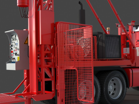 Man Sandvik Drill 2017 3D 模型