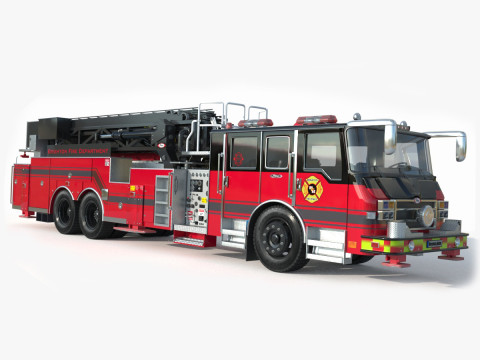 Brighton Fire Aerial pierce 3D Модель