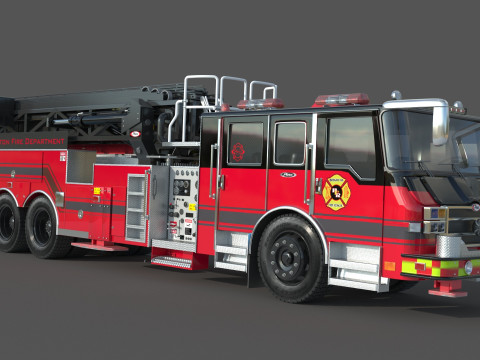 Brighton Fire Aerial pierce 3D 모델