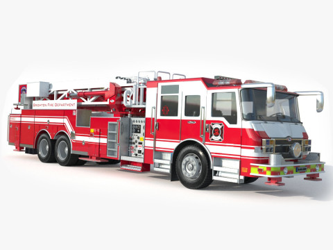 Brighton Fire Aerial pierce 1 3D Модель