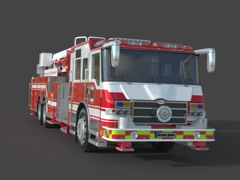 Brighton Fire Aerial pierce 1 Model 3D