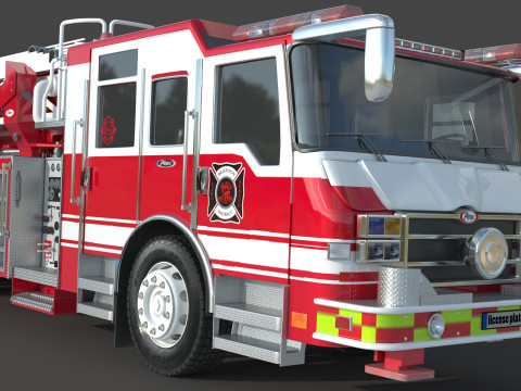 Brighton Fire Aerial pierce 1 Model 3D