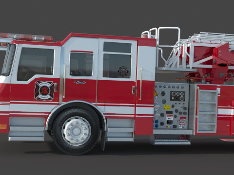 Brighton Fire Aerial pierce 1 Model 3D