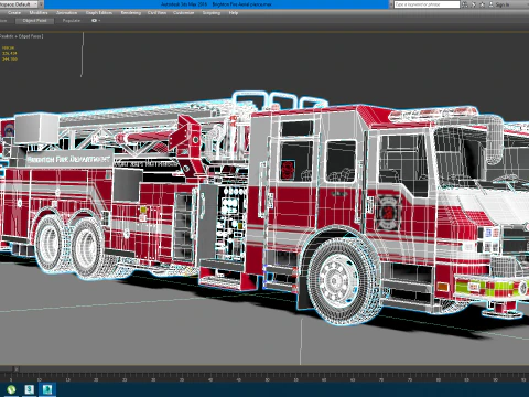Perfura&ccedil;&atilde;o a&eacute;rea do fogo de Brighton 1 Modelo 3D