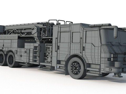 Brighton Fire Aerial pierce 1 Model 3D