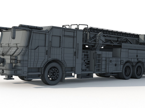 Brighton Fire Aerial pierce 1 Model 3D