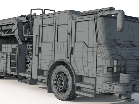 Brighton Fire Aerial pierce 1 Model 3D