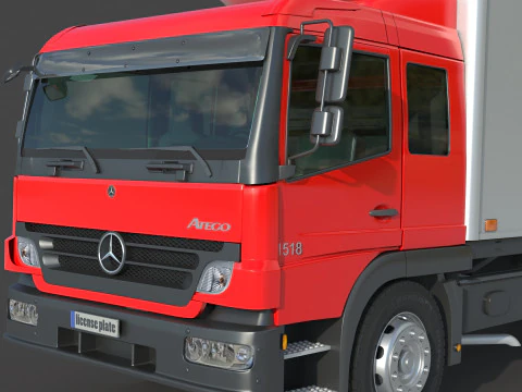 Mercedes Benz Atego 1518 3D Model