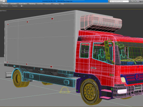 Mercedes Benz Atego 1518 3D Model