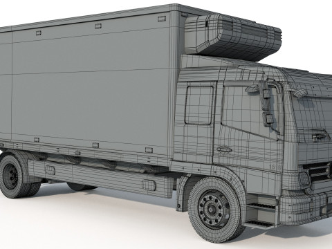 Mercedes Benz Atego 1518 Model 3D