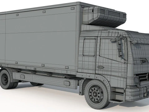 Mercedes Benz Atego 1518 3D Model