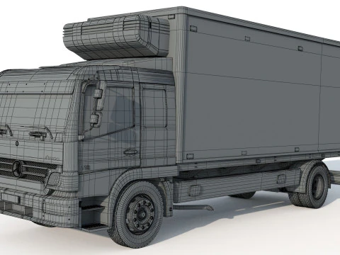 Mercedes Benz Atego 1518 3D Model