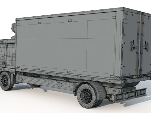 Mercedes Benz Atego 1518 3D Model